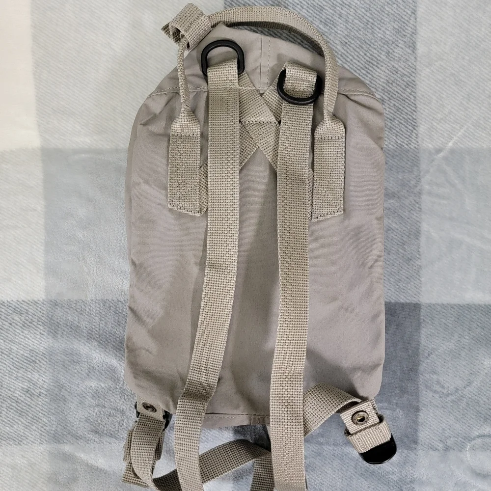 Fjallraven Kanken Mini Backpack In Fog Gray Never Used